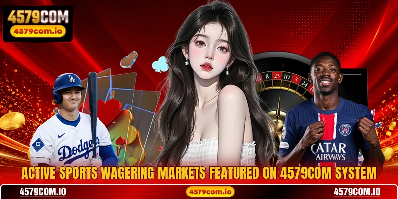 4579COM π Mobile Access + β±999 Free Cash Take Now 12 Active sports wagering markets featured on 4579COM system