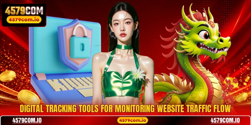 Digital tracking tools for monitoring website traffic flow