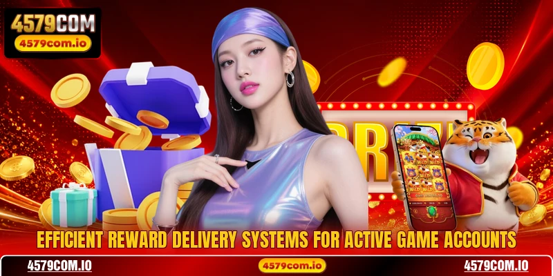 Efficient reward delivery systems for active game accounts