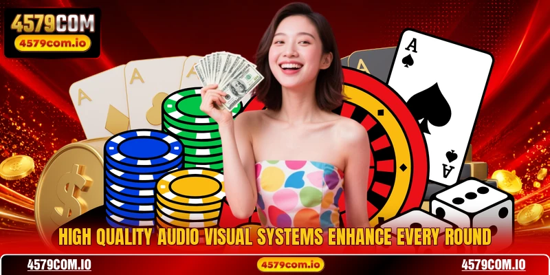 High quality audio visual systems enhance every round