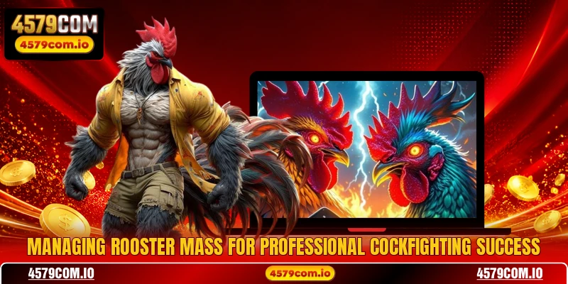 Managing rooster mass for professional cockfighting success