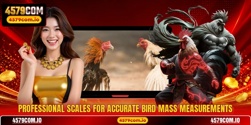 Professional scales for accurate bird mass measurements
