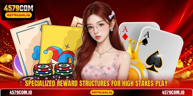 Specialized reward structures for high stakes play