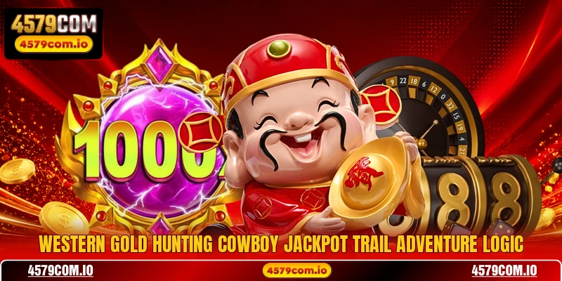 Western gold hunting Cowboy Jackpot Trail adventure logic
